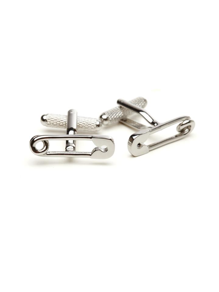 Perry Ellis Safety Pin Novelty Cufflinks