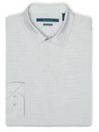 Perry Ellis Non-iron Horizontal Fine Stripe Shirt