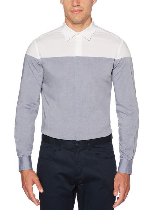 Perry Ellis Color Block Shirt
