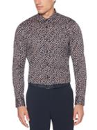 Perry Ellis Poplin Camo Print Shirt