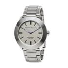 Perry Ellis Unisex Slim Line Grey Stainless Steel Watch