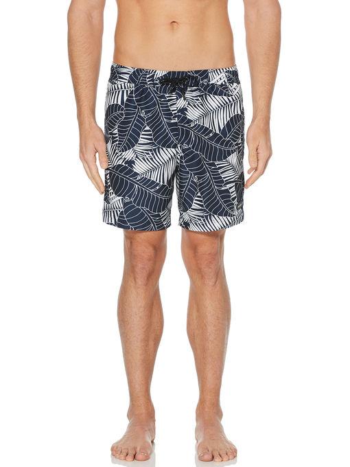 Perry Ellis Tree Print Swim Short