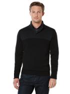 Perry Ellis Big And Tall Colorblock Sweater