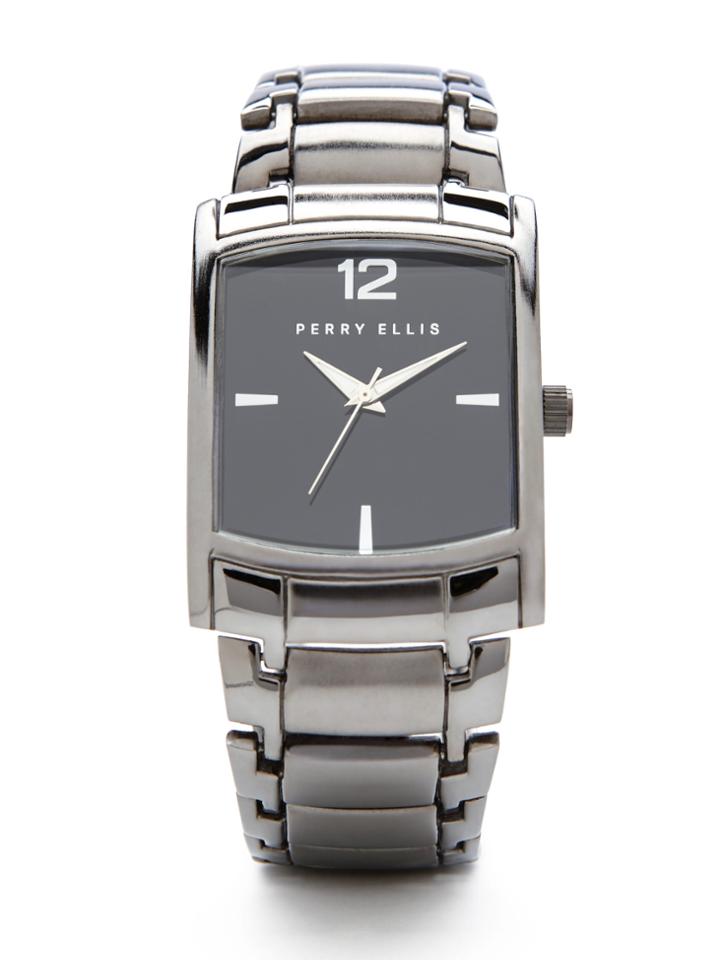 Perry Ellis Metal Square Watch