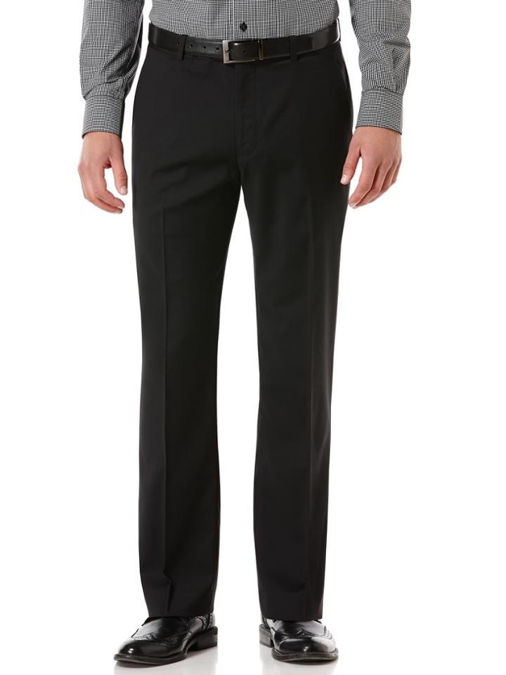 Perry Ellis Wool Twill Solid Dress Pant