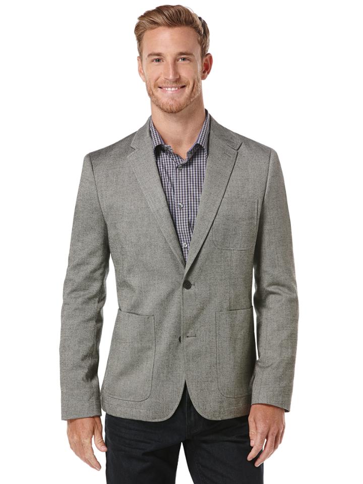 Perry Ellis Slim Fit Herringbone Suit Jacket