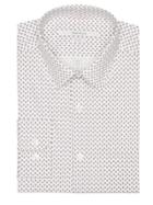 Perry Ellis Slim Fit Mini Paisley Dress Shirt