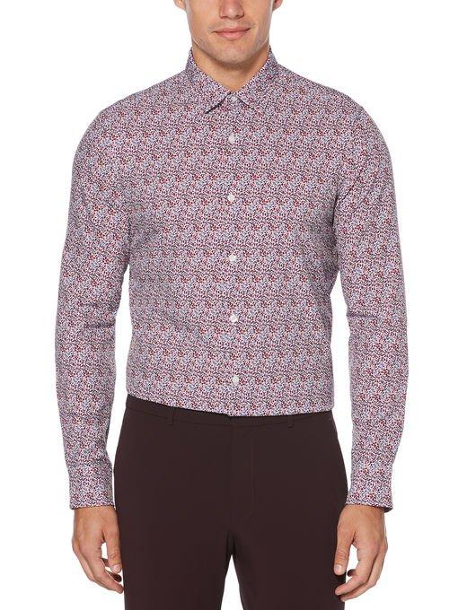 Perry Ellis Total Stretch Slim Fit Floral Print Shirt