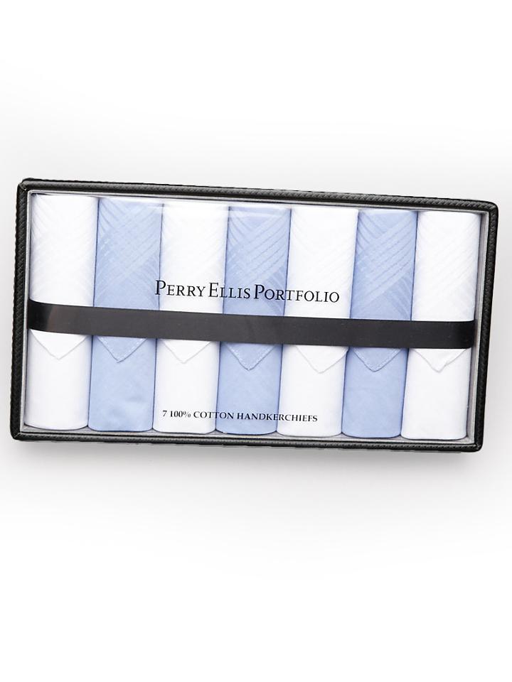 Perry Ellis 7 Piece Handkerchief Set