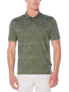 Perry Ellis Short Sleeve Print Map Outline Polo