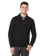 Perry Ellis Long Sleeve Knit Shawl Pullover