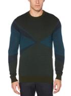 Perry Ellis Intarsia Crew Neck Sweater