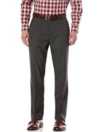 Perry Ellis Big And Tall  Mini Houndstooth Stripe Dress Pant