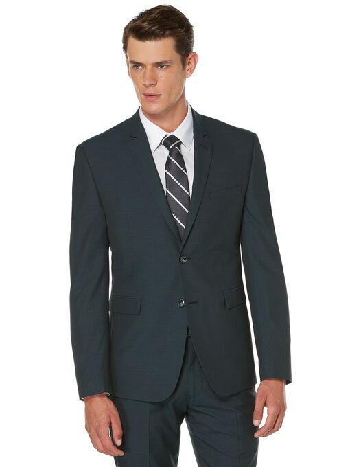 Perry Ellis Teal Texture Suit Jacket