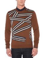 Perry Ellis Ribbon Crew Sweater