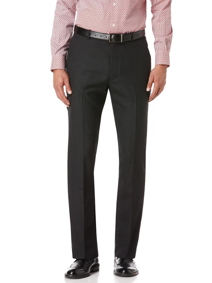 Perry Ellis Slim Fit Plainweave Dress Pant