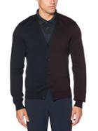 Perry Ellis Feeder Color Block Cardigan