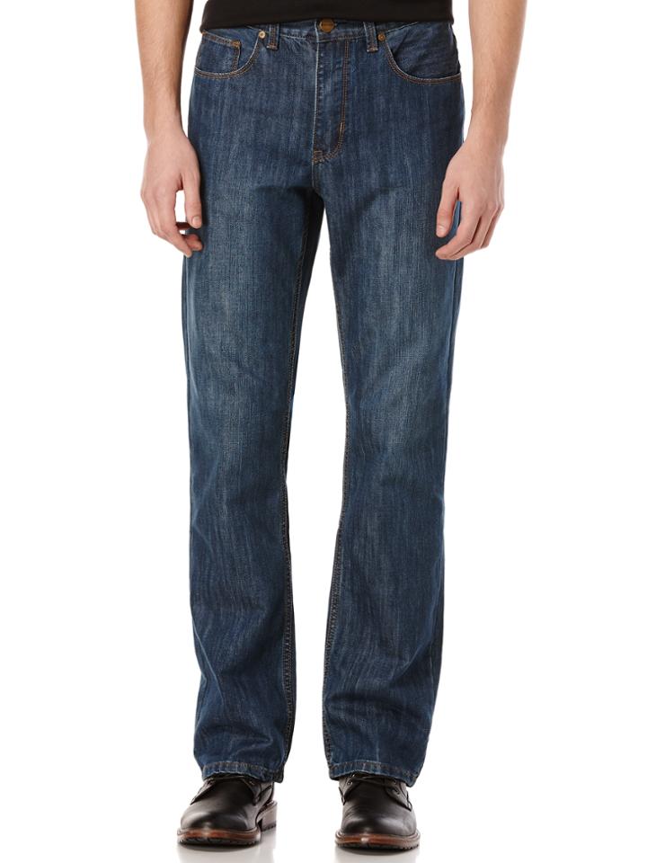 Perry Ellis Medium Wash Straight Leg Jean