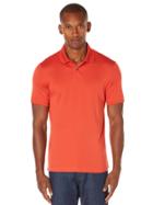 Perry Ellis Short Sleeve Two Button Rib Polo
