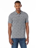 Perry Ellis Big And Tall Exclusive Leaf Print Polo