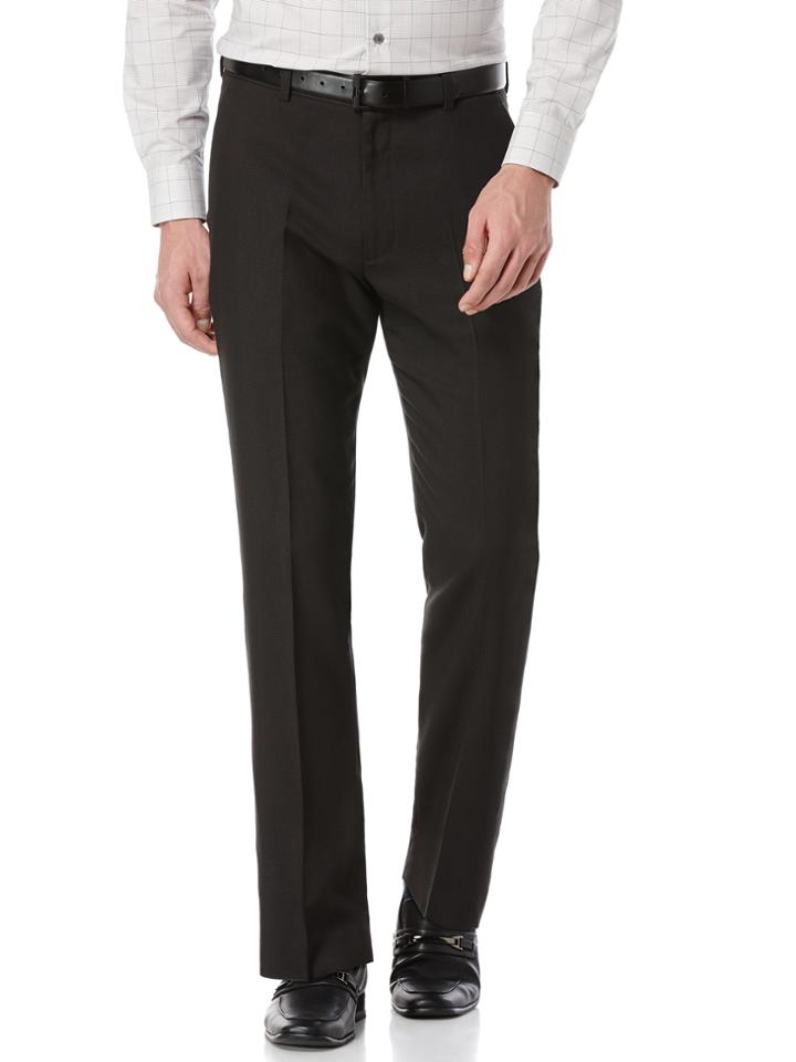 Perry Ellis Regular Fit Mini Check Suit Pant