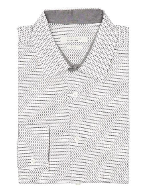 Perry Ellis Slim Motif Dress Shirt