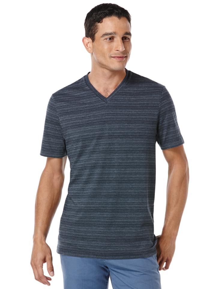 Perry Ellis Short Sleeve V-neck Tee