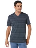 Perry Ellis Short Sleeve V-neck Tee