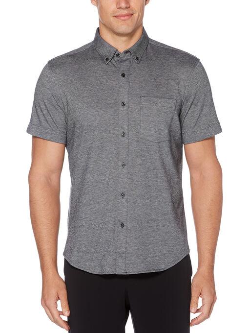 Perry Ellis Solid Knit Oxford Shirt