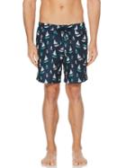 Perry Ellis Sailboat Print Swim Short