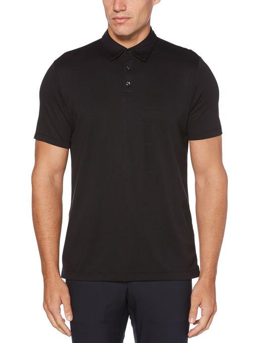 Perry Ellis Solid Liquid Cotton Polo