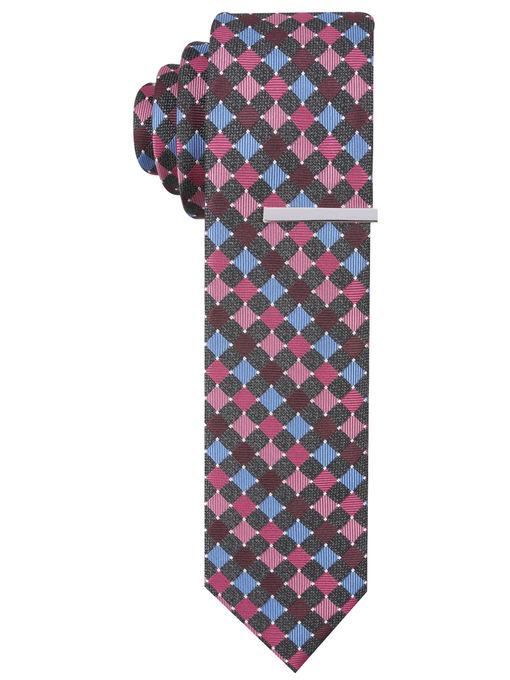 Perry Ellis Slim Ferrell Geo Tie