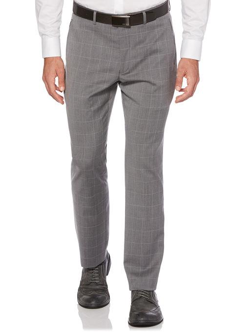 Perry Ellis Slim Windowpane Suit Pant
