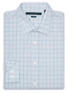 Perry Ellis Non-iron Grid Check Pattern Shirt