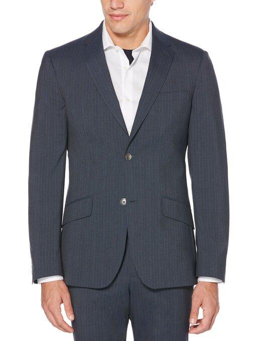Perry Ellis Slim Fit Stripe Washable Suit Jacket