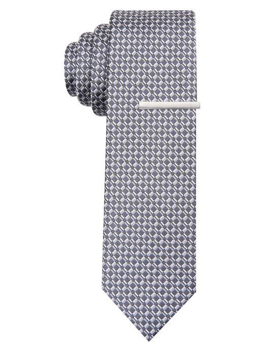 Perry Ellis Slim Brett Grid Tie
