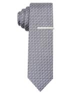 Perry Ellis Slim Brett Grid Tie