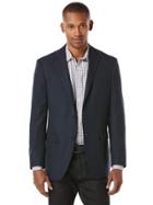 Perry Ellis Navy Check Windowpane Suit Jacket