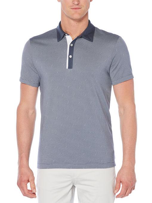 Perry Ellis Short Sleeve Thin Line Polo