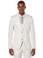 Perry Ellis Slim Fit Solid Slub Linen Suit Jacket