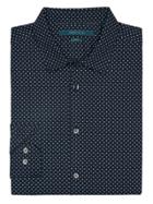 Perry Ellis Slim Fit Circle Dot Print Shirt