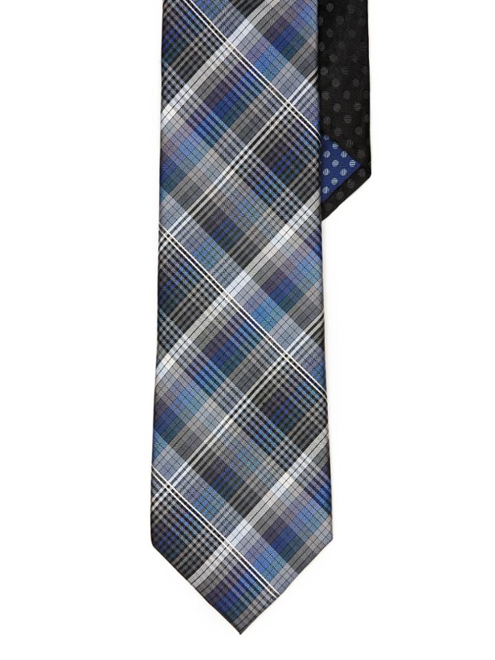 Perry Ellis Betances Plaid Silk Tie