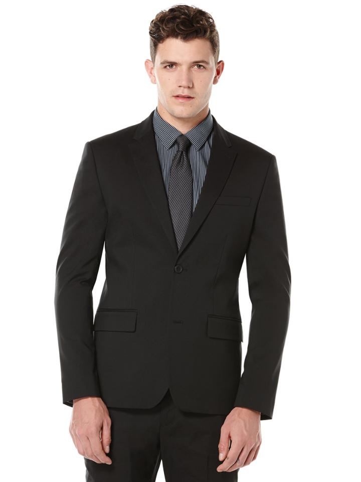 Perry Ellis Very Slim Solid Twill Suit Jacket