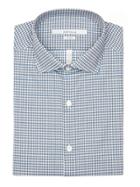 Perry Ellis Slim Two Tone Check Dress Shirt