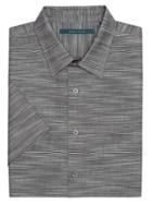 Perry Ellis Big And Tall Short Sleeve Solid Slub Texture Shirt