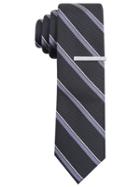 Perry Ellis Slim Heslov Stripe Tie