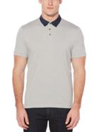 Perry Ellis Short Sleeve Two-tone Polo
