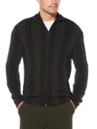 Perry Ellis Vertical Stripe Contrast Sweater