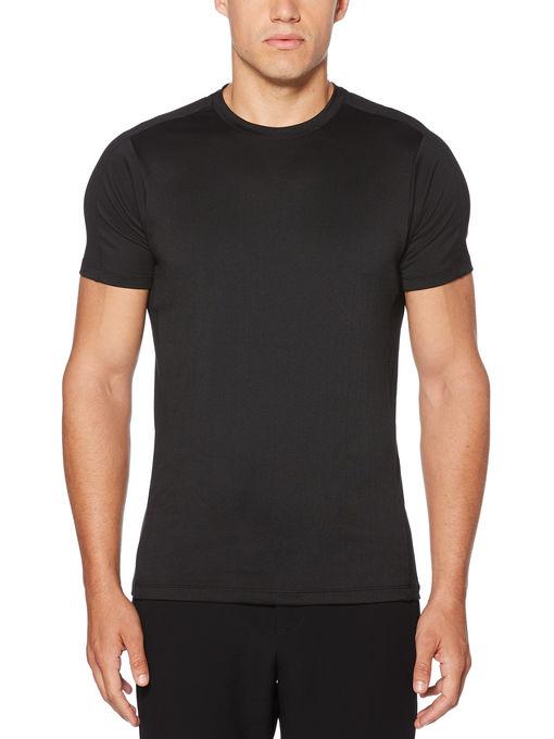 Perry Ellis Active Slim Short Sleeve Crew Knit Tee