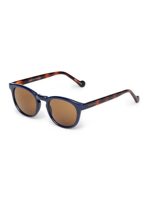 Perry Ellis Two Tone Round Keyhole Sunglasses